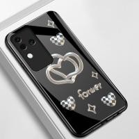 ราคา เคสสำหรับ VIVO V30 5G V30 Pro 5G V30E 5G เคสโทรศัพท์รูปหัวใจดอกไม้เปลือกแก้วกันกระแทก (55650214304)