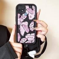 ราคา เคสสำหรับ OPPO A15 A15s A35 เคสโทรศัพท์ผีเสื้อสายคล้องสามสีซิลิโคนกันกระแทก (54450084003)