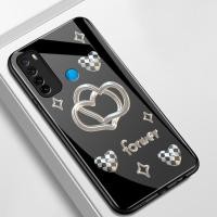ราคา เคสสำหรับ Xiaomi Redmi Note 8 Note 8T Note 8 Pro เคสโทรศัพท์รูปหัวใจดอกไม้เปลือกแก้วกันกระแทก (49450244248)