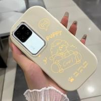 ราคา เคสสำหรับ VIVO V30 Pro 5G V29 Pro V29e V27 PRo 5G V23 V23i V20 Pro S1 S7 เคสโทรศัพท์ลูกสุนัขโชคกันกระแทก (44354379488)