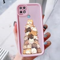 ราคา เคสสำหรับ OPPO A15 A15s A35 เคสโทรศัพท์แมวหมาน่ารักสามสีซิลิโคนกันกระแทก (44171259432)
