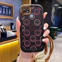 ราคา เคสสำหรับ OPPO A15 A15s A35 4G เคสโทรศัพท์รอยยิ้มสายคล้องซิลิโคนกันกระแทก (43923510148)