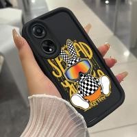 ราคา เคสสำหรับ OPPO A98 5G F23 5G A1 5G เคสโทรศัพท์กระต่ายสามสีซิลิโคนกันกระแทก (43823631397)