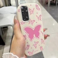 ราคา เคสสำหรับ Xiaomi Redmi Note 11 Pro Note 11s Note 11 Pro 5G เคสโทรศัพท์ผีเสื้อกันกระแทกกลมและอ้วน (43370239975)