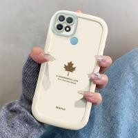 ราคา เคสสำหรับ OPPO A15 A15s A35 4G เคสโทรศัพท์ใบเมเปิ้ลกันกระแทกป้องกันการตก (43307957185)
