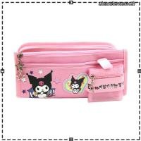 ราคา เฮกเช่ กระเป๋าใส่ปากกา ตาข่ายดินสอห้าชั้น คุณภาพสูงความจุขนาดใหญ่คุโรมิ ซินนาโมโรลกระเป๋าเครื่องเขียนโรงเรียนสํานั (57251194647)