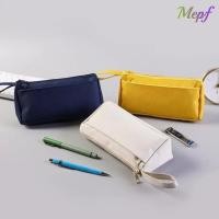 ราคา ปากกาพกพา MEPF หลายจุ ช่องใส่หลายช่อง ที่จัดระเบียบดินสอ สีพื้น วัสดุทนทาน ปิดซิป ที่วางเครื่องเขียน อุปกรณ์การเรียน สํานักงาน เดินทาง (55551406661)