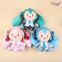ราคา MEPF Hatsune Miku ตุ๊กตาตุ๊กตา 25 ซม นุ่มปุยอะนิเมะตุ๊กตา Kawaii สินค้าการ์ตูน Sakura Miku ท่านั่ง Fufu ของขวัญวันเกิด (57651281523)