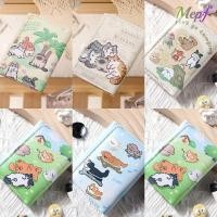 ราคา MEPF กระเป๋าสตางค์สไตล์น่ารักลูกแมวลูกสุนัข ทำจากหนัง PU วินเทจ พร้อมสามช่องพับ สำหรับนักเรียนหญิง (54401604877)