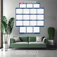 ราคา ปฏิทินติดผนัง รัสซิก 32x48 ในปฏิทินลบแห้งขนาดใหญ่ 12 เดือนติดผนังพร้อมสติกเกอร์ปากกาปฏิทินลามิเนตสํานักงานใช้ (48551625011)