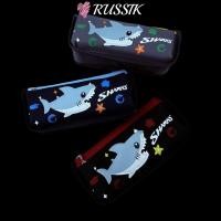 ราคา รูซิค ปลาฉลาม ดินสอ การ์ตูนความจุขนาดใหญ่ปากกากระเป๋า แฟชั่นสองชั้นแบบพกพาสร้างสรรค์เครื่องเขียนออแกไนเซอร์นักเรียน (47951615050)