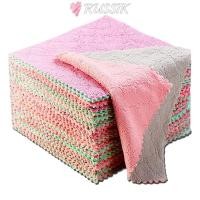 ราคา รัสซิค ผ้าทําความสะอาดไมโครไฟเบอร์ ลบน้ํามันด้วย2สีสารพันหนาเพื่อดูดซับน้ํา ร้อนทนทานแห้งเร็วซุปเปอร์ดูดซับครัวผ้าจานผ้าขนหนูบ้านครัว (28843086007)