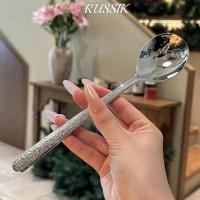 ราคา ช้อนขนม รัสซิก เครื่องใช้บนโต๊ะอาหารด้ามยาวช้อนสแตนเลสช้อนกวนสแตนเลสช้อนกาแฟหนา (44219199174)