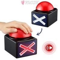 ราคา RUZSIK Red Game Buzzer ABS Trivia Quiz Game Answice Buzzer พร้อมเสียงและแสงเสียงของเล่น Talent Buzzer (51251573842)