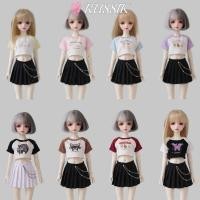 ราคา RUSSIK เจ้าหญิงกระโปรง มินิน่ารักเสื้อยืดจีบกระโปรง คุณภาพสูง DIY อุปกรณ์เสริมแฟชั่นตุ๊กตาเสื้อผ้าชุดสําหรับ azone ob24 ตุ๊กตาสําหรับตุ๊กตาบลายธ์ตุ๊กตา (50351354818)