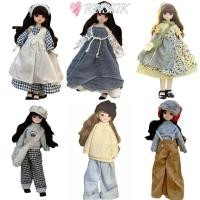 ราคา RUSSIK BJD อุปกรณ์เสริม 1 6 BJD 30 ซม ตุ๊กตา Handmade BJD ตุ๊กตาเสื้อผ้า หวานเปลี่ยน DIY ตุ๊กตาโดยรวมตุ๊กตาผ้าฝ้าย (48851979716)