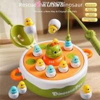 ราคา ROUSSIK จับ Pop Up เกม คุณสมบัติของดนตรีล้อหมุนเกมตกปลาไดโนเสาร์ การออกแบบแบบโต้ตอบอเนกประสงค์ Bouncing Dinosaur Tic Tac Toe Game เกมโบว์ลิ่ง (46750778634)