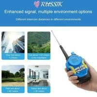ราคา ROUSSIK Long Range Walky Talky ของเล่นเพื่อการศึกษาแบบพกพาของขวัญที่ดีที่สุดอินเตอร์คอมของเล่น (46750277892)