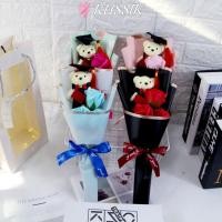 ราคา ดอกไม้สบู่ดอกทานตะวัน รุสซิค ดอกทานตะวันของเล่นตุ๊กตาหมีช่อ เก๋วันวาเลนไทน์กุหลาบช่อตกแต่งการ์ตูนน่ารักหมีพิธีรับปริญญา (44750151027)