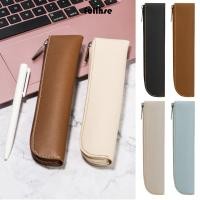 ราคา กระเป๋าใส่ปากกา FULLHSE กระเป๋าใส่ดินสอ PU ความจุขนาดใหญ่สีทึบ กระเป๋าใส่ปากกาหนัง PU น้ําหนักเบาอุปกรณ์สํานักงาน (58101856903)