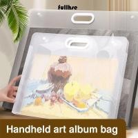 ราคา โฟลเดอร์ไฟล์ FULLHSE กระเป๋าเก็บกระดาษภาพวาดแบบพกพากันน้ํา Simple A2 A3 A4 4K 8K 16K กระเป๋าวาดภาพของขวัญนักเรียน (56801842570)