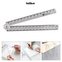 ราคา เต็ม ไม้บรรทัดพับ ไม้บรรทัดอะคริลิแบบพกพาขอบตรง สร้างสรรค์น้ําหนักเบาโปร่งใส30เซนติเมตรความยาวขนาดไม้บรรทัดโรงเรียนใช (56701843167)