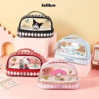 ราคา ดินสอ FULLHSE กระเป๋าปากกา Cinnamoroll โปร่งใส น่ารักกันน้ํา Pochacco Hello Kitty PU กระเป๋าเครื่องสําอางอุปกรณ์การเรียน (53550874707)