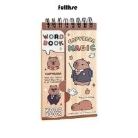 ราคา แผ่นจดบันทึกไดอารี่ FULLHSE สมุดบันทึกวางแผนเกลียวขนาดเล็ก แบบพกพา Kawaii การ์ตูน Capybara นักเรียนเครื่องเขียนนักเรียน (53401856854)