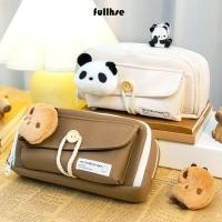 ราคา กระเป๋าใส่ดินสอ หมีแพนด้า เต็ม ผ้าใบอุปกรณ์การเรียนสํานักงานกระเป๋าปากกา คาปิบาระ กระเป๋าเครื่องเขียนการ์ตูนความจุขนาดใหญ่แบบพ (52851848733)