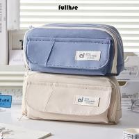 ราคา กระเป๋าเครื่องเขียน เต็ม ผ้าใบกระเป๋าดินสอหลายชั้น อุปกรณ์การเรียนความจุขนาดใหญ่ซิปปากกานักเรียน (50951857594)