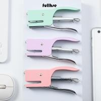 ราคา เครื่องเย็บกระดาษโลหะ FULLHSE คีมบรรจุภัณฑ์อุปกรณ์เข้าเล่มสําหรับงานหนัก Handy 16 แผ่นความจุ Candy Color Plier Stapler Office (50401930491)