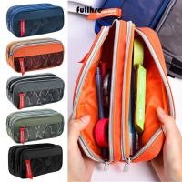 ราคา กระเป๋าปากกา เต็ม กระเป๋าเครื่องเขียนผ้าใบมัลติฟังก์ชั่น นักเรียนดินสอสองชั้นความจุขนาดใหญ่สร้างสรรค์ (50251857524)