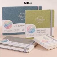 ราคา หนังสือวาดภาพศิลปะ FULLHSE หน้าด้านในเปล่าสมุดกระดาษสีน้ํา 3 in 1 สมุดสเก็ตช์แบบพกพาแบบฉีกขาดได้อเนกประสงค์สําหรับเด็ก (49451862768)