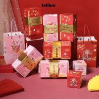 ราคา FULLHSE Bouncing กล่องของขวัญซองจดหมายสีแดง วันเกิดครบรอบ Pop Up Bounce Box Creative DIY การ์ดพับ Dollar กล่องของขวัญเงินสด Party Decor (46400904467)