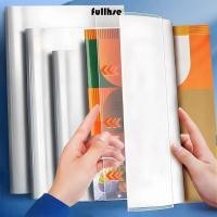 ราคา FULLHSE 10 ชิ้น เซ็ตหนังสือฝาครอบป้องกัน โปร่งใส A4 A5 16K Book Wrapper Cover คุณภาพสูงกันน้ําตําราผิวอุปกรณ์การเรียน (45451868141)