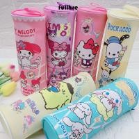 ราคา ดินสอ FULLHSE กระเป๋าใส่ปากกาน่ารักทรงกระบอก กระเป๋าเก็บเครื่องเขียนซิป PU ความจุขนาดใหญ่ Sanrio นักเรียน (44601868823)