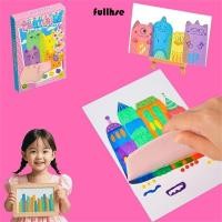 ราคา FULLHSE สี Scratch ภาพวาด DIY วัสดุกระดาษวาดไม้กวาด Art เด็กชุดสี Rainbow Dot ภาพวาดอุปกรณ์ศิลปะภาพวาดการสอนเครื่องมือ Rainbow Scratch Art สําหรับเด็ก (44126172017)