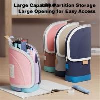 ราคา ดินสอยืน FULLHSE กระเป๋าดินสอแบบพับเก็บได้แนวตั้ง 2 in 1 แฟชั่นกระเป๋าเก็บเครื่องเขียนแบบพกพาอุปกรณ์การเรียน (42626189135)