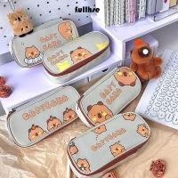 ราคา ที่เก็บเครื่องเขียน FULLHSE กระเป๋าเก็บเครื่องเขียน Capybara การ์ตูนความจุขนาดใหญ่ กระเป๋าใส่ปากกามัลติฟังก์ชั่นแบบพกพาที่ทนทาน (42576633662)
