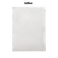 ราคา FULLHSE กระเป๋าด้านในโน้ตบุ๊คแบบหลวม A4 A5 A6 A7 B5 Frosted หลวม leaf Zipper กระเป๋า อเนกประสงค์กันน้ํา PVC Binder กระเป๋าเก็บโรงเรียน Office (42226646848)