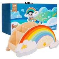 ราคา ที่ใส่ปากกาสีรุ้ง เต็มๆ ที่ใส่ปากกาไม้คลาวด์การ์ตูนน่ารักความจุขนาดใหญ่เครื่องเขียนของเล่นสก์ท็อปเครื่องประดับโรงเรียนสํานักงา (42226638564)