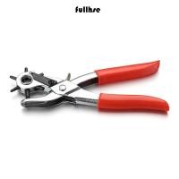 ราคา คีมเจาะรูหนัง FULLHSE คีมเข็มขัดจับสีแดงเศษไม้ เย็บ เหล็กคาร์บอนขนาด 6 รูเจาะรูหนังในครัวเรือน (50301761787)