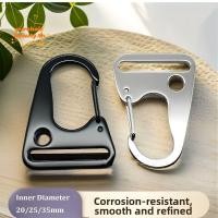 ราคา คลิปเปลี่ยนแบบปากอินทร์ สีดำ เงินสแตนเลส ขนาด 20 25 35mm พร้อมคาราบิเนอร์สำหรับสายคาดเอว เครื่องมือกลางแจ้ง (45800912255)