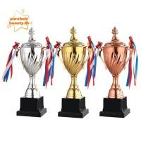 ราคา PUREHAIRBEAUTY ถ้วยรางวัล 35 32 29 40 45 52CM Gold Silver Bronze Award Cup ตกแต่งรางวัลถ้วยโลหะขนาดใหญ่ปรับแต่ง Victory Cup การแข่งขัน Props (49850743355)