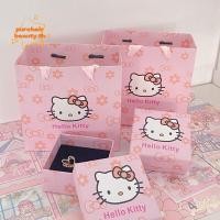 ราคา PUREHAIRBEAUTY Kt ชุดกล่องของขวัญแมว การ์ตูน Sanrio Hello Kitty กล่องเก็บเครื่องประดับ กล่องบรรจุภัณฑ์แหวนสร้อยคอแบบพกพาระดับไฮเอนด์หญิง (40374354490)