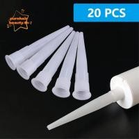 ราคา PUREHAIRBEAUTY 20 ชิ้นหัวฉีดกาวแก้ว พลาสติก Handy DIY เครื่องมือซีลหัวฉีด ทนทานแบบพกพา Universal Sealant ฝาครอบเครื่องมือก่อสร้างบ้าน (54801430567)