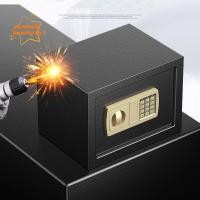 ราคา เพียวแฮร์บิวตี้ กล่องนิรภัยกันไฟ กล่องเงินนิรภัยโลหะสีดําทอง มีประโยชน์ป้องกันการโจรกรรมขนาดเล็กรวมกันล็อคมินิล็อกเกอร์โฮมออฟฟิศโรงแรมใช (53801196185)
