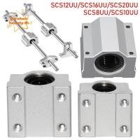 ราคา PUREHAIRBEAUTY บล็อกบูชสไลด์ อลูมิเนียม SCS8UU SCS10UU SCS12UU Linear Ball Bearing SCS16UU SCS20UU CNC Router น้ําหนักเบา Guild Rail Shaft เครื่องพิมพ์เพลา Rod อะไหล่ (53650613450)