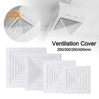 ราคา PUREHAIRBEAUTY ตะแกรงช่องระบายอากาศ พลาสติกพร้อมฝาปิดระบายอากาศแบบแผ่นพับ การดําเนินงานเงียบสแควร์สีขาวฝาครอบพัดลมดูดอากาศห้องน้ํา (48850643490)