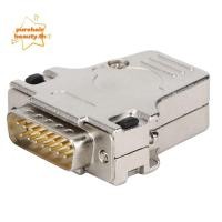 ราคา PUREHAIRBEAUTY DB15 โมดูล 15 Pin 2 แถวโลหะ D SUB Serial Connector ระบบ Automation พอร์ตชาย DB15P 180 Stable Performance Terminal Connector วิศวกรรมไฟฟ้า (48351762720)